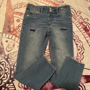 Girls Sonoma ripped skinny jeans